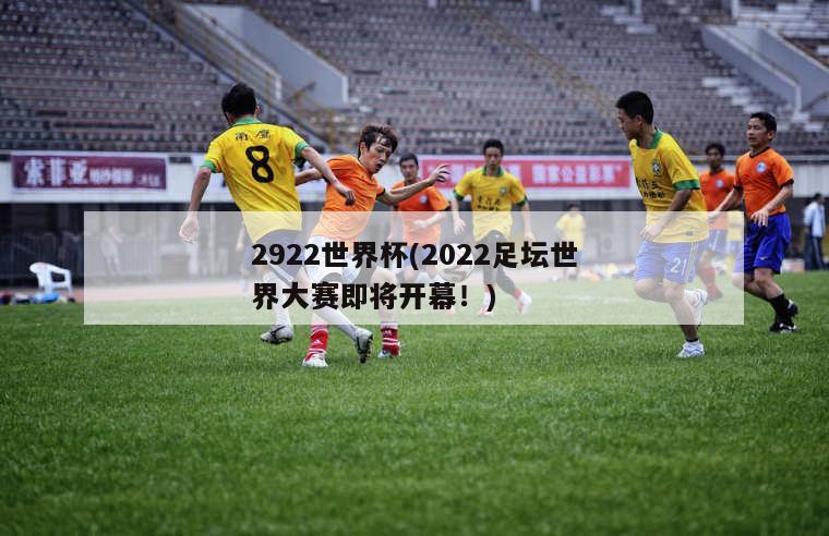 2922世界杯(2022足坛世界大赛即将开幕！)